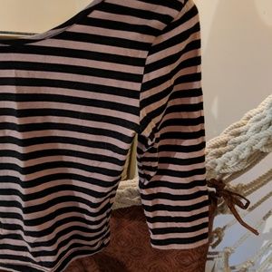 Striped crop top